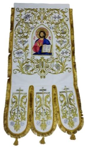 Хоругви вышитые (пара) новая вышивка, вышитая икона