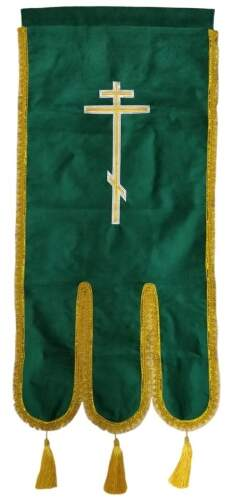 Хоругви вышитые (пара) новая вышивка, вышитая икона