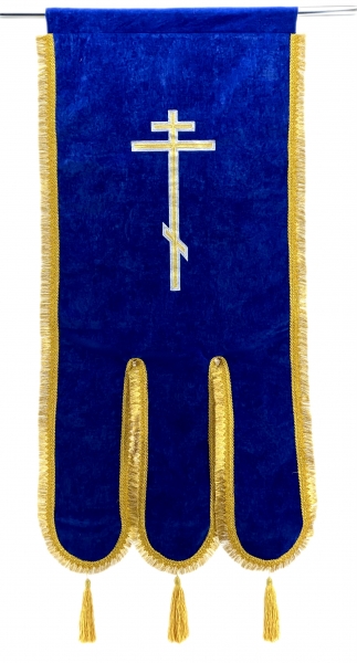 Хоругви вышитые (пара) новая вышивка, вышитая икона