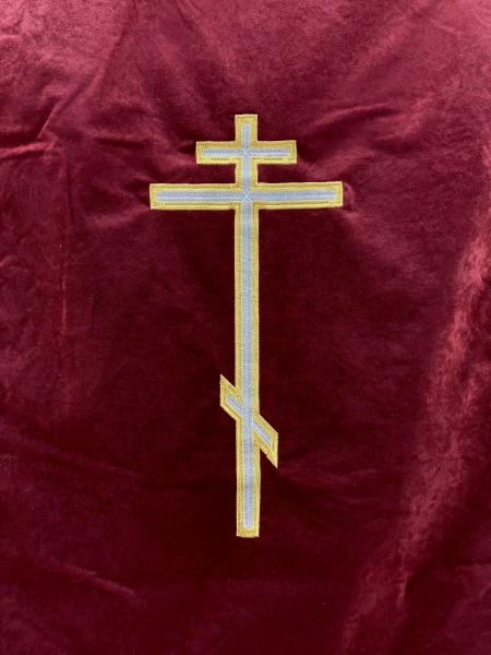 Хоругви вышитые (пара) новая вышивка, вышитая икона