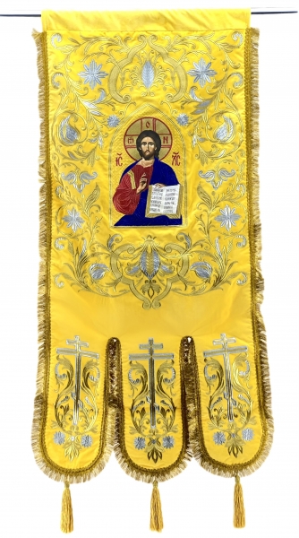 Хоругви вышитые (пара) новая вышивка, вышитая икона