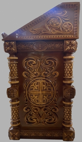 Аналой Центральний 100х64см, (Висота 120-93см)