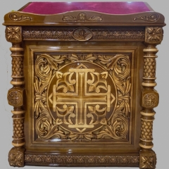 Аналой Центральний 100х64см, (Висота 120-93см)