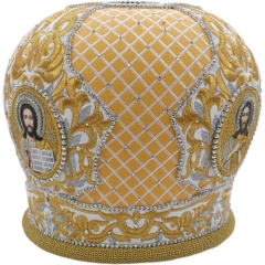 Митра  "Сетка"  жёлтая