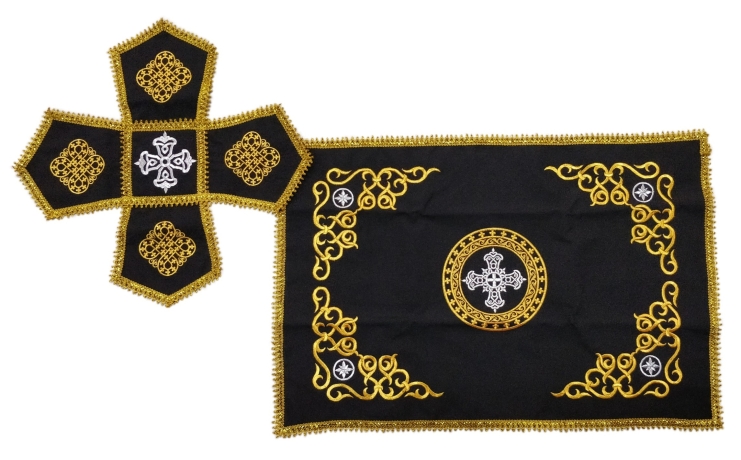 Покровцы та воздух с вишивкой "Круг" 47х70