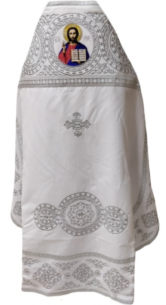 Облачение священника вышитое на габардине, вишивка