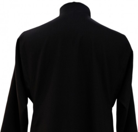 Підрясник з вишивкою чорного кольору, платтєвий, тканина тіар