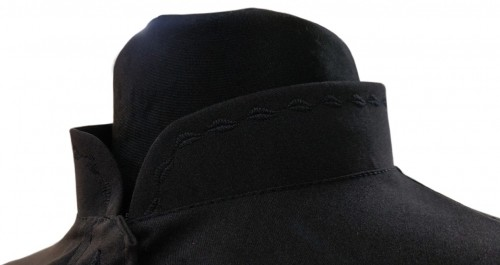 Підрясник з вишивкою чорного кольору, платтєвий, тканина тіар