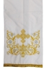 Накидка "Крест цветок" на аналой, с дешевой бахрамой