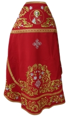 Облачення священника, вишите на габардині, вишивка &quot;Троянда&quot; з пришивним галуном