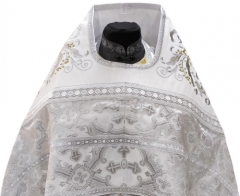 Облачення священника комбіноване з парчі &quot;Києвський хрест&quot;, з вишитим опліччям, візерунок &quot;Нова вишивка&quot;