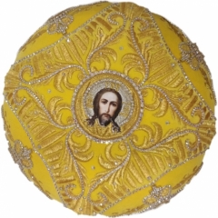 Митра  "Корона"  жёлтая 