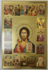 Ікона Спаситель (Візантія) 30х20см