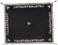 Накидка "Виноград" с дорогой бахрамой