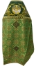 Облачення священника комбіноване з парчі "Київський хрест", з вишитим опліччям, вишивка "Новий візерунок"