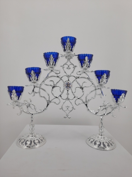 Семисвічник напрестольний №9 - 2, 67х55см (емаль, алюм.)