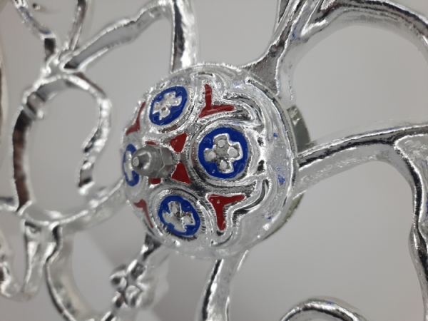 Семисвічник напрестольний №9 - 2, 67х55см (емаль, алюм.)