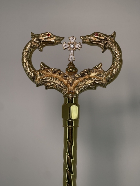 Жезл металевий (під зол.), висота 153см