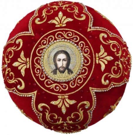 Митра "Хрест №2" Червона