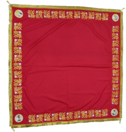 Накидка "Колос" с Евангелистами, с дорогою бахрамою