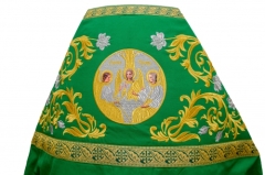 Облачення священника, вишите на габардині, вишивка &quot;Роза&quot; з пришивним галуном