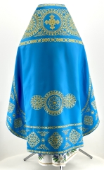 Облачення священника вишите на габардині, вишивка &quot;Коло&quot; з вишитим галуном 