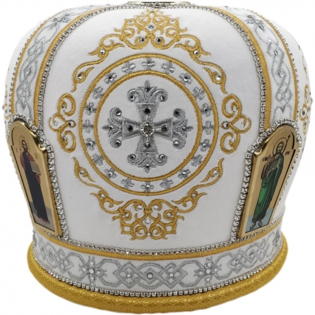 Митра  Ромб  белая