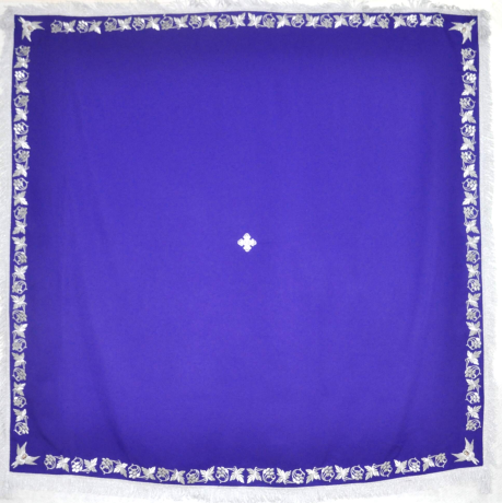 Накидка "Виноград", з дешевою бахрамою