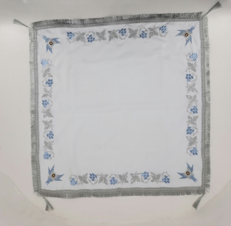 Накидка "Виноград", з дешевою бахрамою