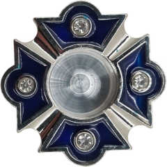 Капсула з емаллю Ф5см син.ем.бел.кср