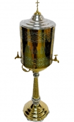 Водосвятний бак, нержавійка, ножка, 35л 