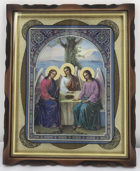Икона Ветхозаветная Троица 44х54