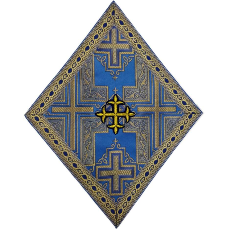 Серветка червона під хрест "Хрест" Ромб