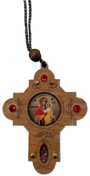 Подвеска Крест Ангел 7х5