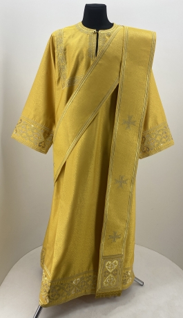 Стіхар дияконський, вишивка "Сердечка" 