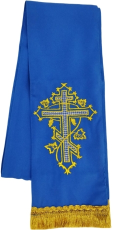 Закладка "Крест" голубая