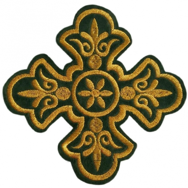 Крест вышитый 14х14