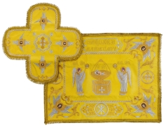 Покровцы и воздух с вышивкой "Ангел"