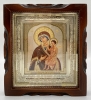 Икона Богородицы "Воспитание" 19х17