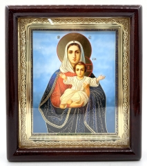 Икона Богородицы "Азм я с вами, и никто на вас" 23х20