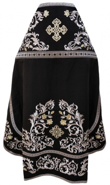 Облачение священника, вышитое на габардине, вышивка