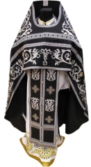 Облачення священника, вишите на габардині, вишивка &quot;Роза&quot; з пришивним галуном