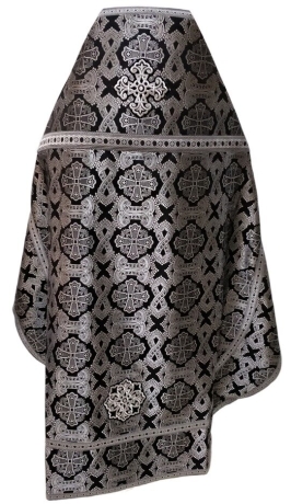 Облачення священника, з парчі "Грецький хрест" з пришивним галуном