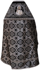 Облачення священника комбіноване з парчі &quot;Грецький хрест&quot;, з вишитим опліччям, Вишивка &quot;Коло&quot;