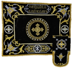 Покровцы и воздухи с вышивкой "Крест"