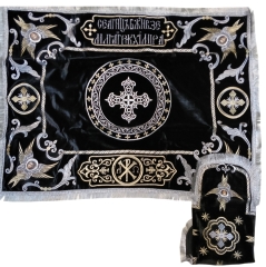 Покровцы и воздухи с вышивкой "Крест"