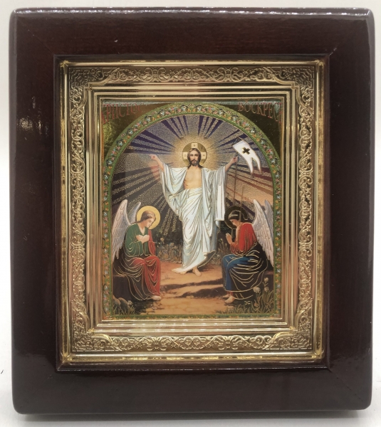 Икона Воскресения Господня 18,5х17