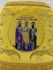 Облачення священника комбіноване, з парчі, з вишитим опліччям