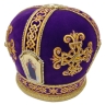 Митра "Хрест" фіолетова