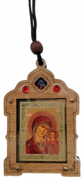 Подвеска Киот Казанская Богородица